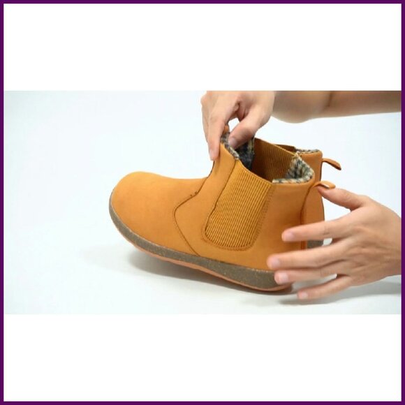 Chelsea Boots with Arch Support, Slip-On Winter Ankle Booties - Picture 8 of 8